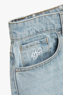 Basic Straight Jeans Light Blue