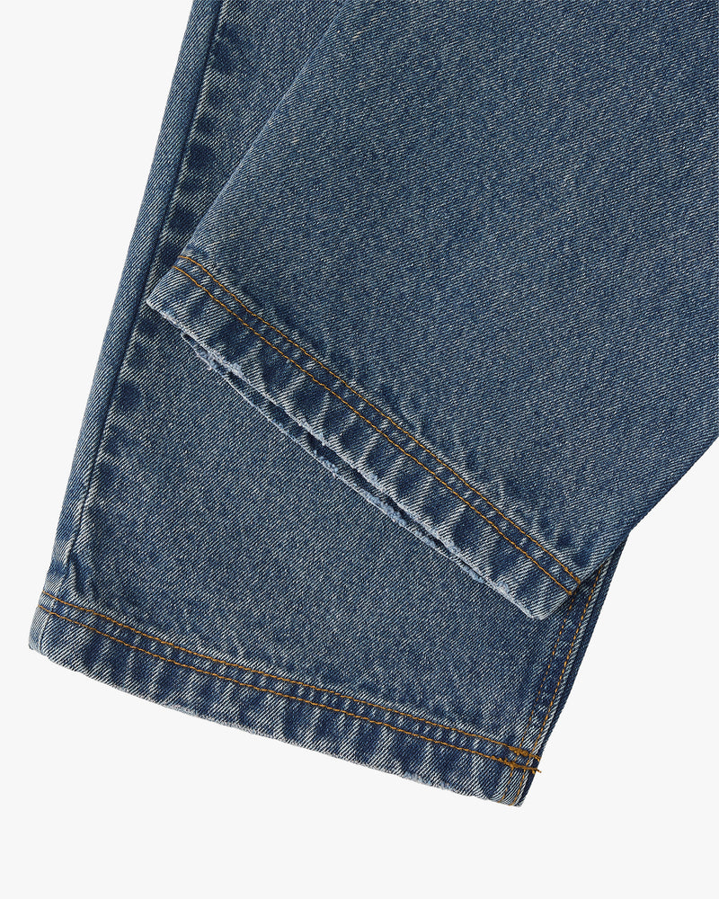 Basic Straight Jeans Dirty Wash