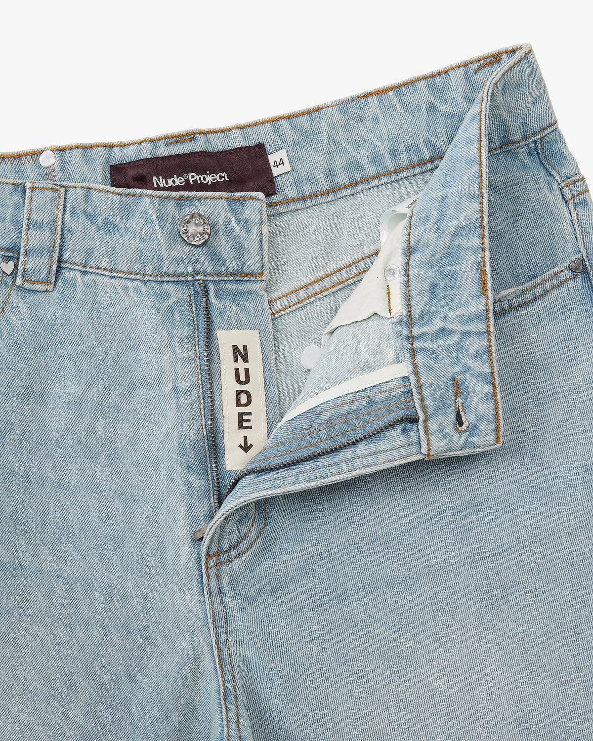 Basic Straight Jeans Light Blue