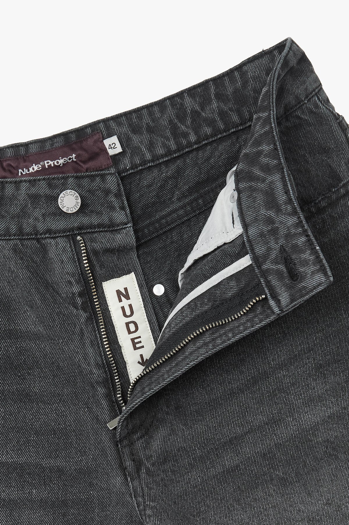 Basic Straight Jeans Grey