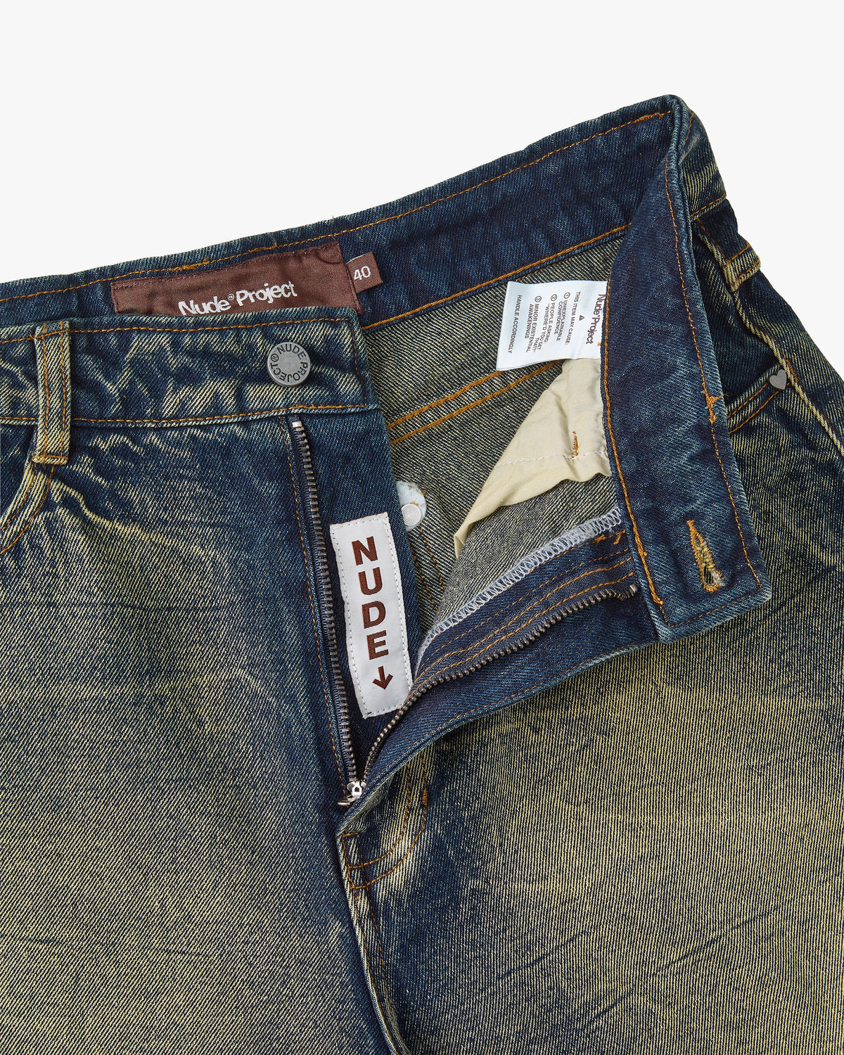 Old Baggy Denim Shorts Dirty Wash