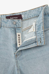 Basic Straight Jeans Light Blue