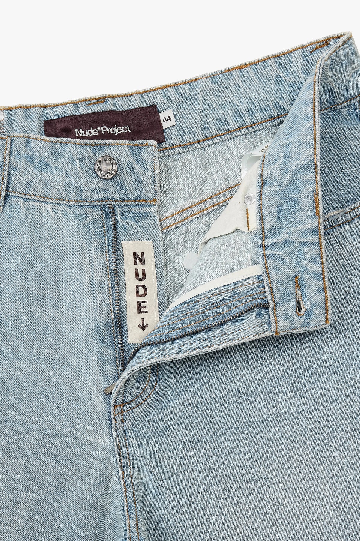 Basic Straight Jeans Light Blue