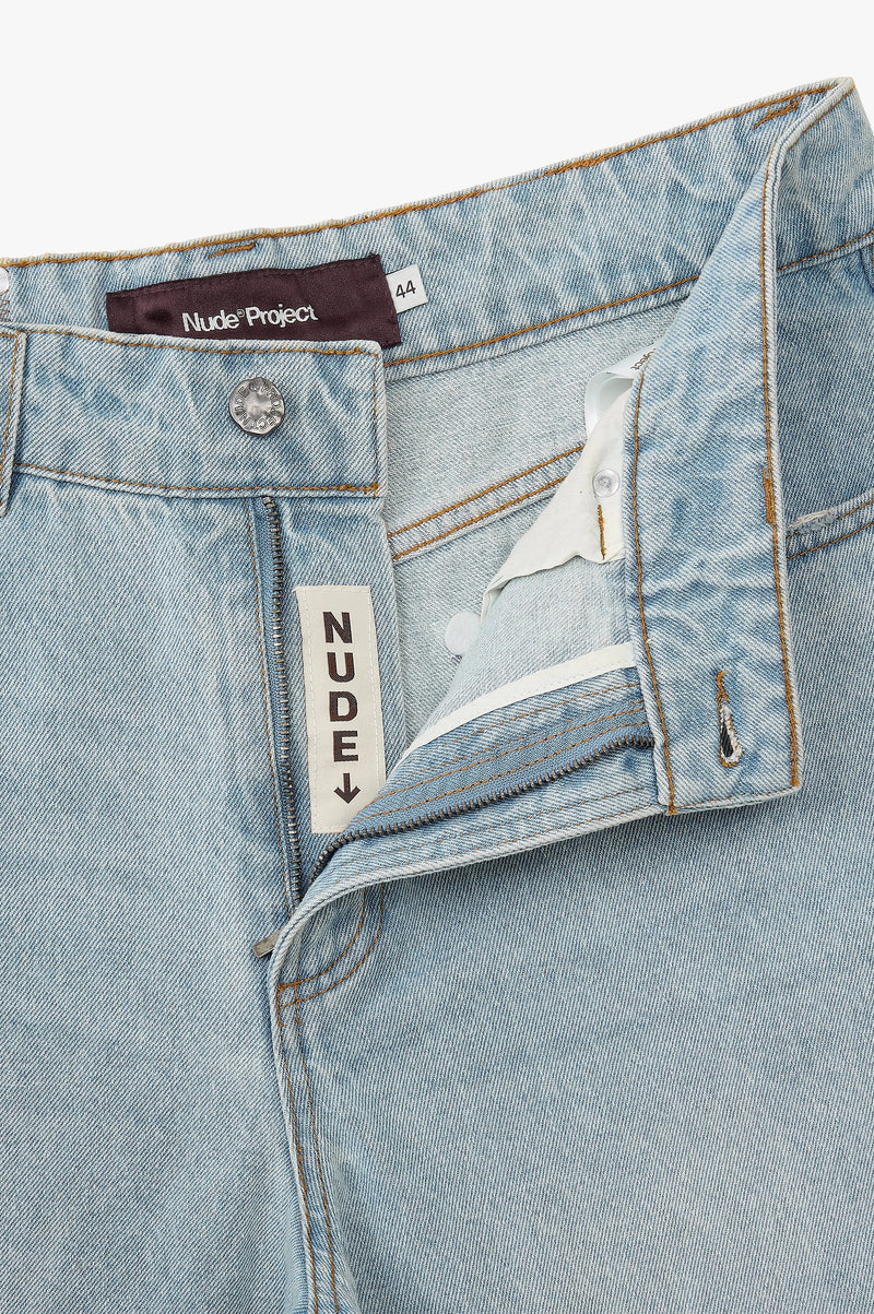 Basic Straight Jeans Light Blue