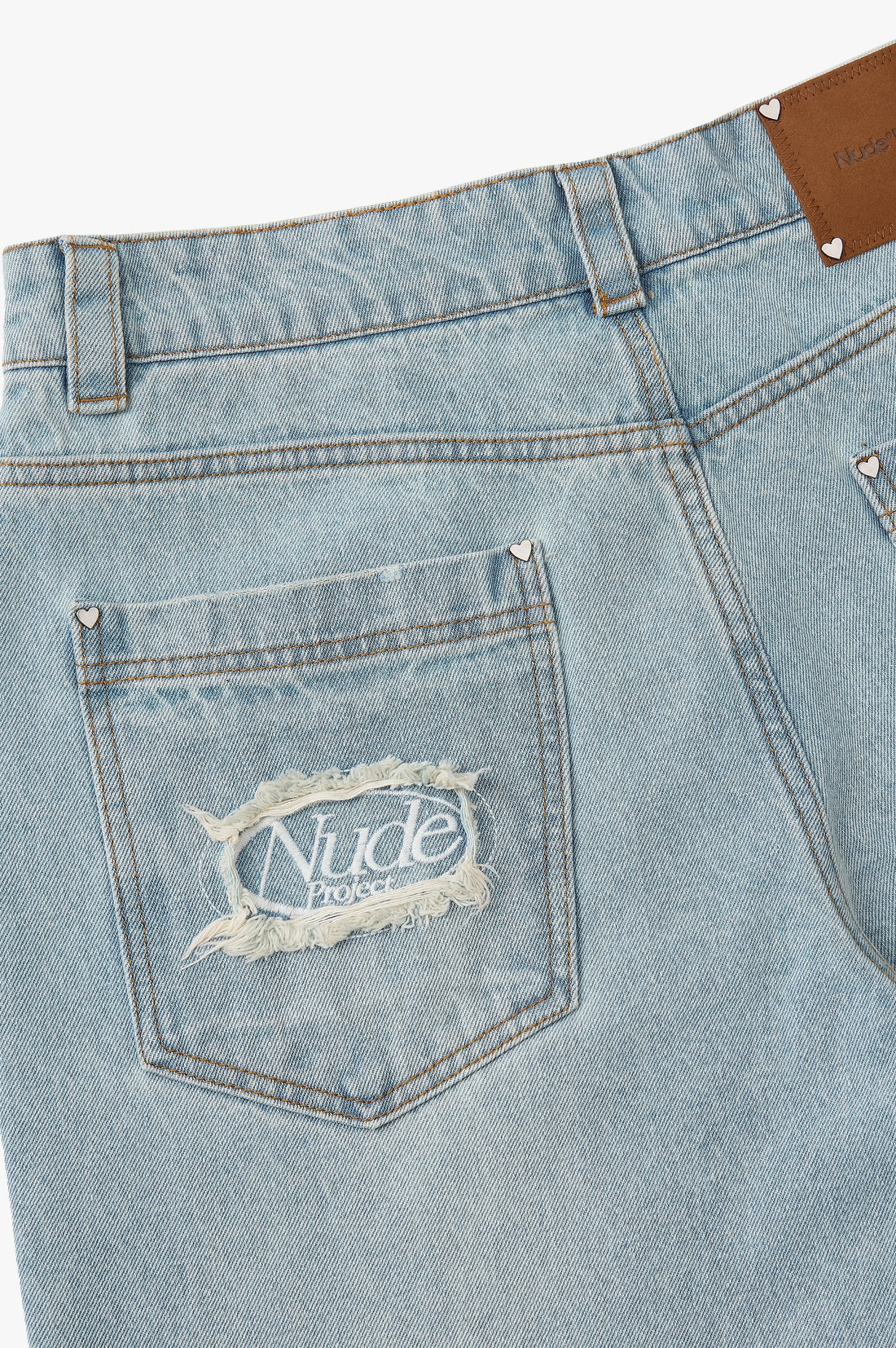 Basic Straight Jeans Light Blue