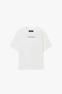 Peach Tee White