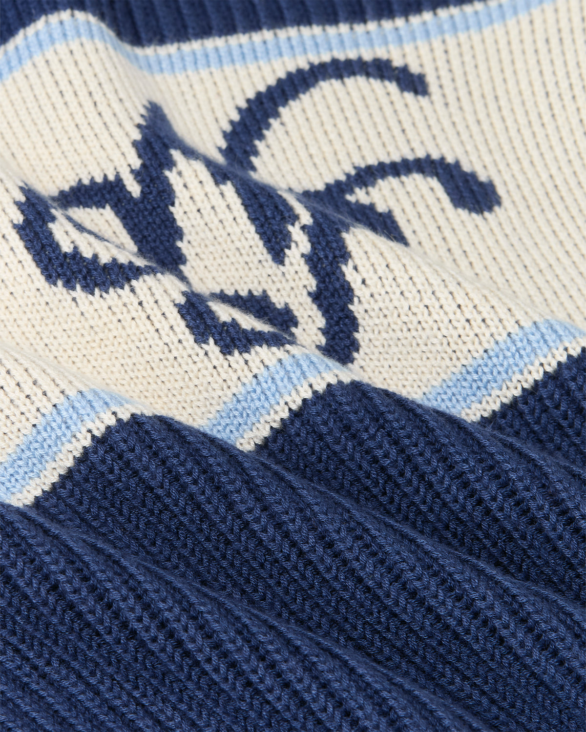 Voyage Zip-Up Knit Blue