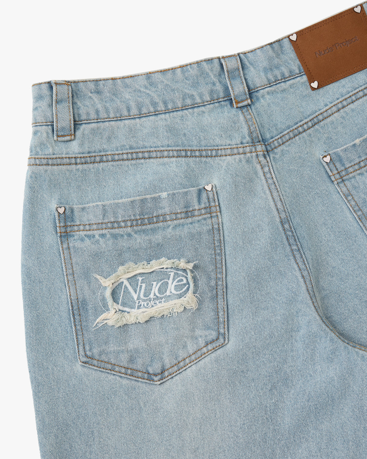 Basic Straight Jeans Light Blue