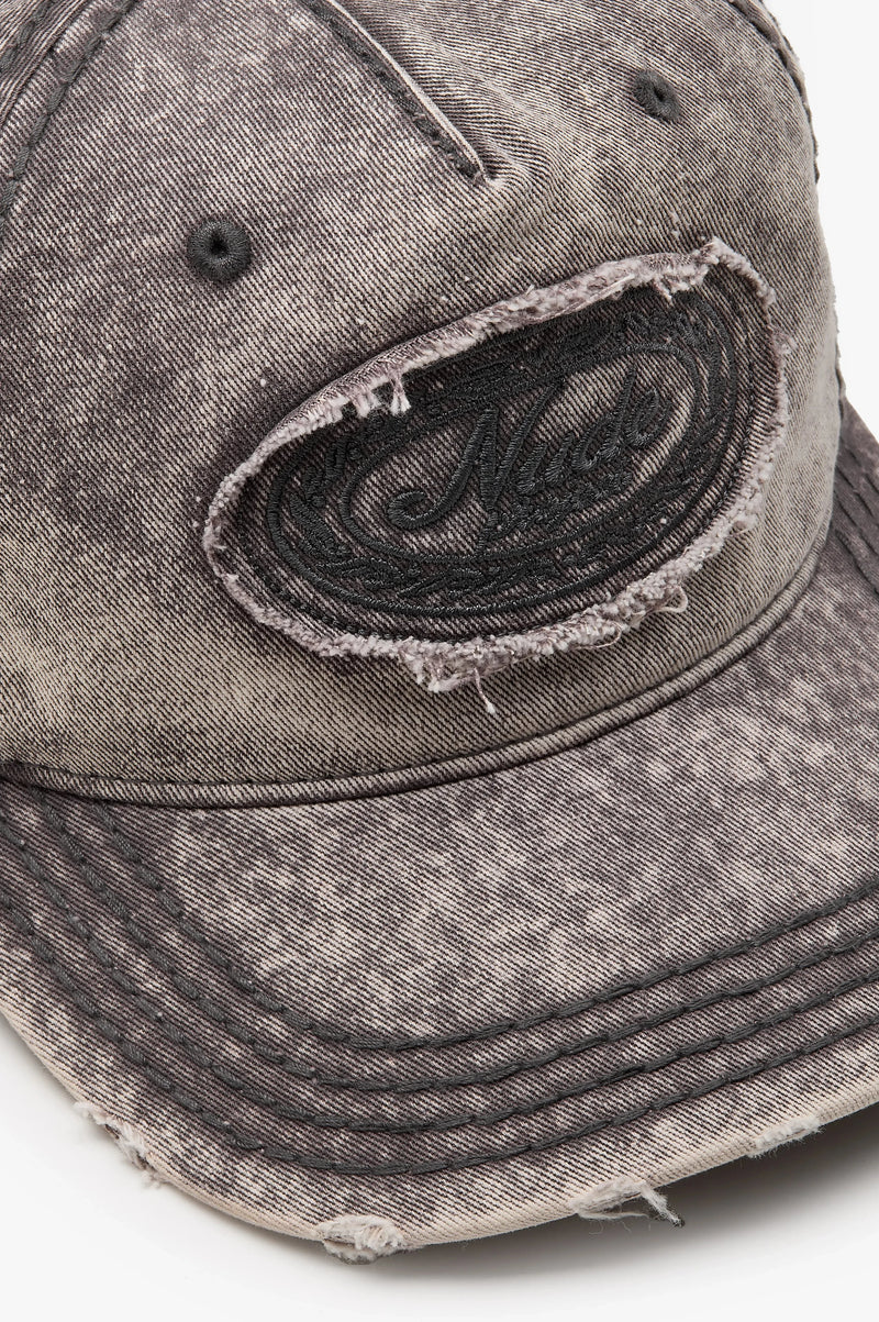 Laurel Denim Cap Washed Black