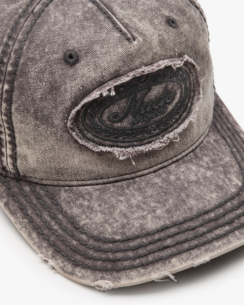 Laurel Denim Cap Washed Black