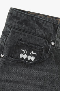 Basic Straight Jeans Grey