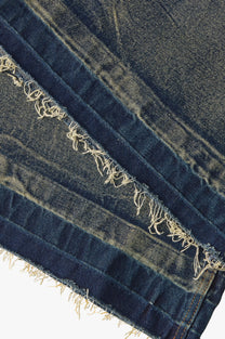 Old Baggy Denim Shorts Dirty Wash