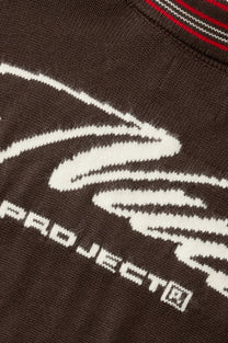 The Consultant Quarter-Zip Knit Brown