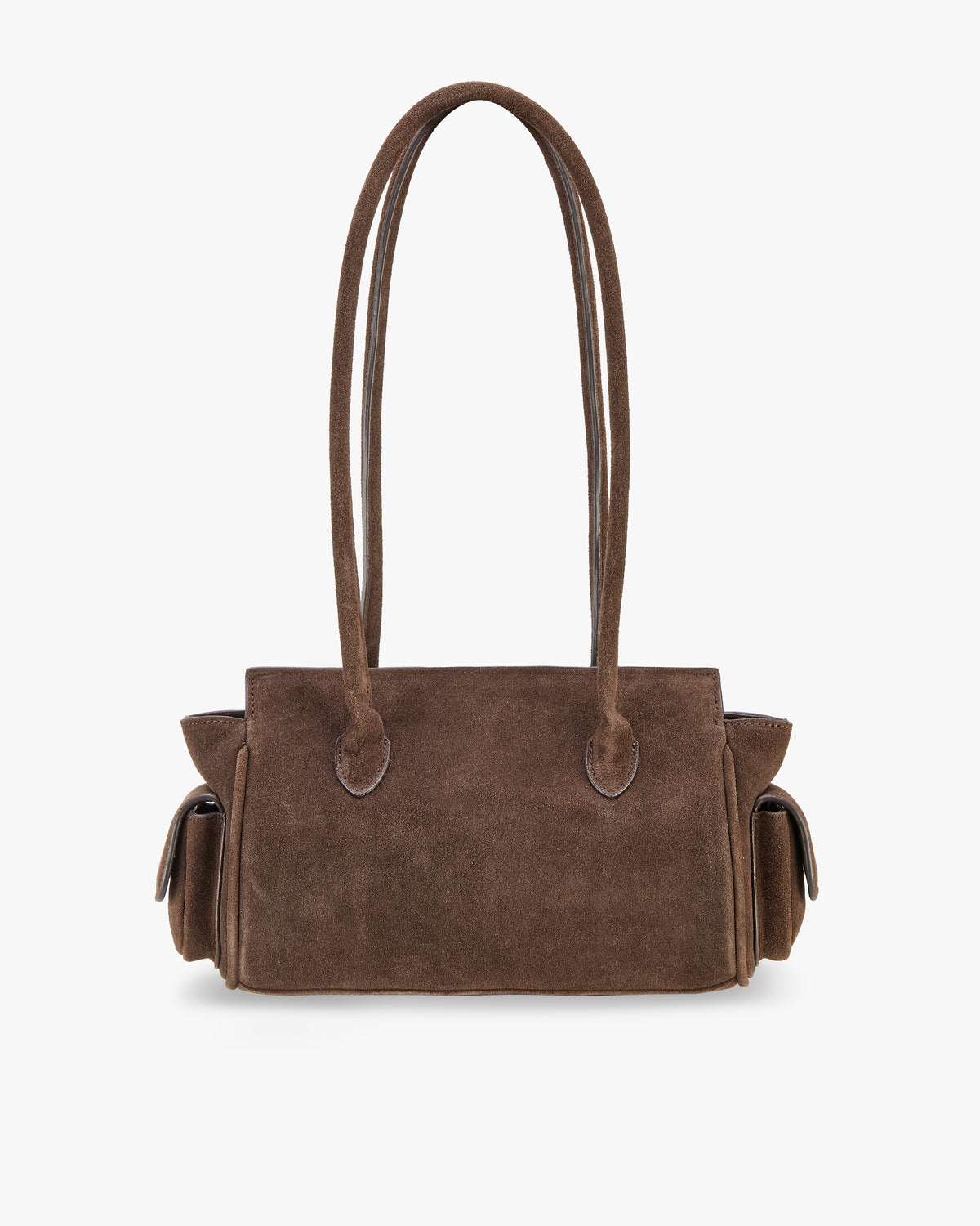 Aiko Real Suede Bag Brown