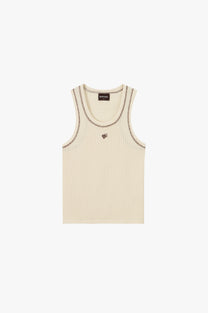 Contrast Stitch Tank Top 2xPack