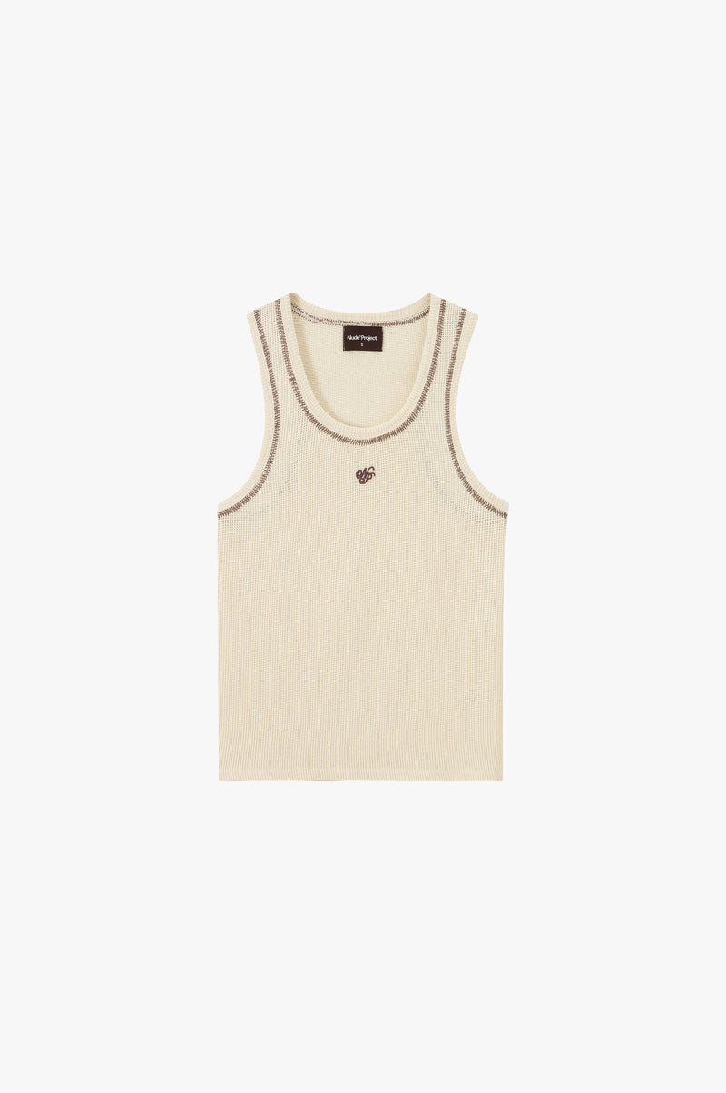 Contrast Stitch Tank Top 2xPack