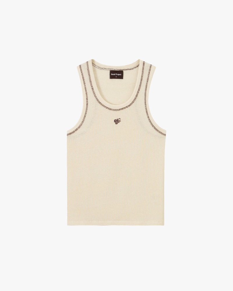 Contrast Stitch Tank Top 2xPack