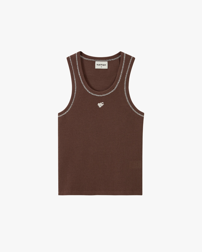Contrast Stitch Tank Top 2xPack