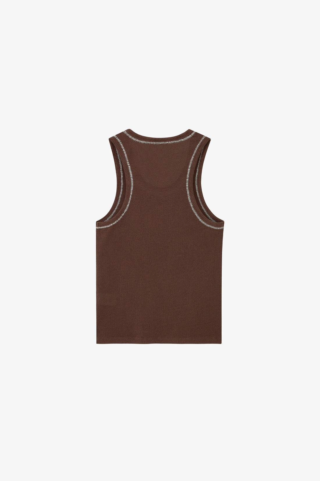 Contrast Stitch Tank Top 2xPack