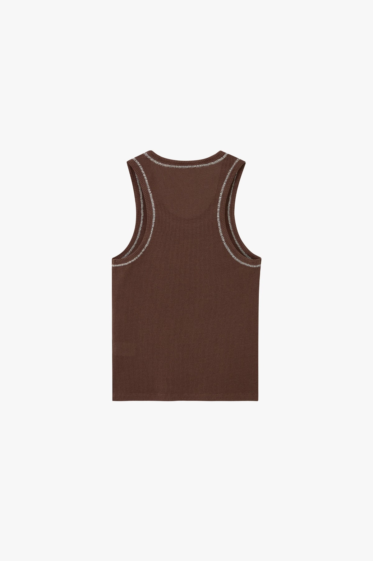 Contrast Stitch Tank Top 2xPack