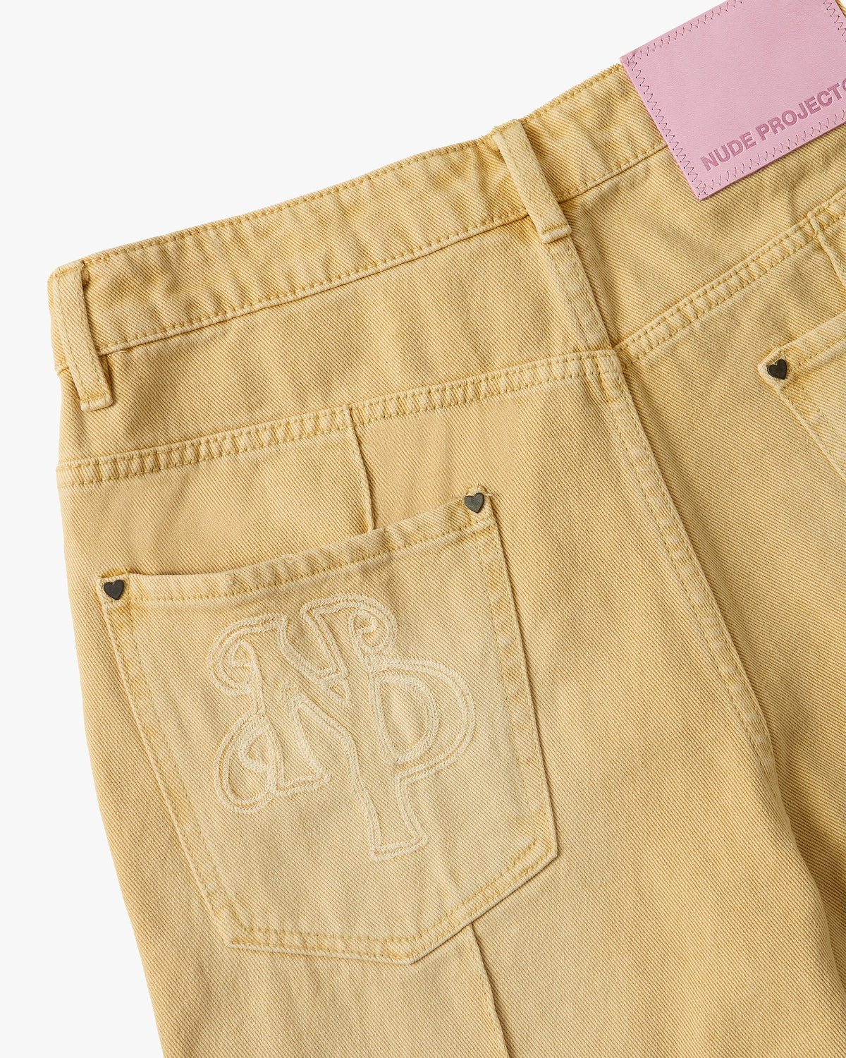 Bootcut Jeans Yellow