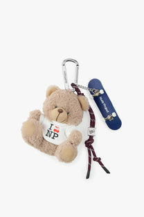 Skater Teddy Charm