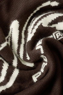The Consultant Quarter-Zip Knit Brown