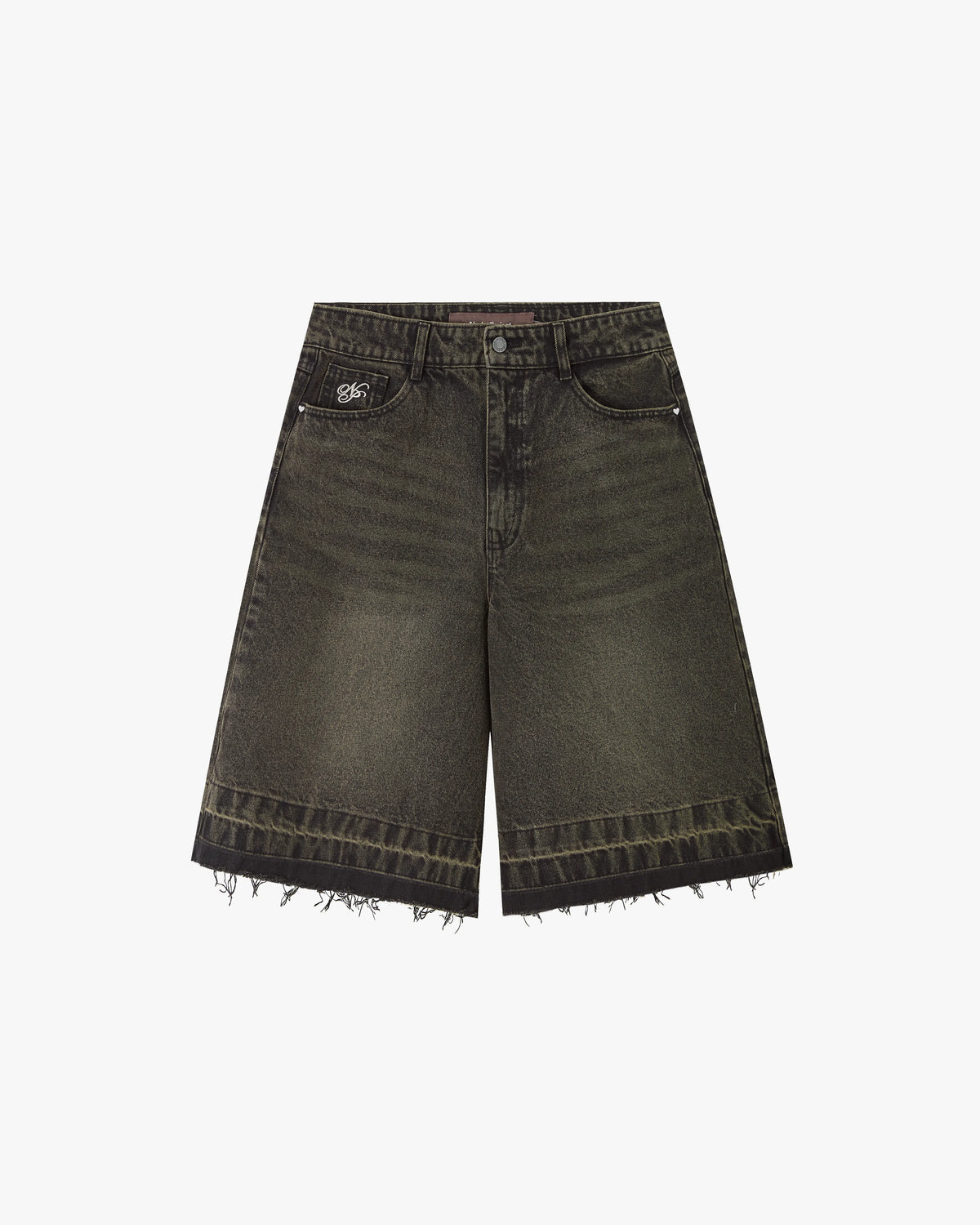 Old Baggy Denim Shorts Black