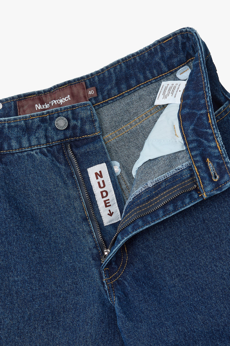 Old Baggy Jeans Stone Wash Indigo