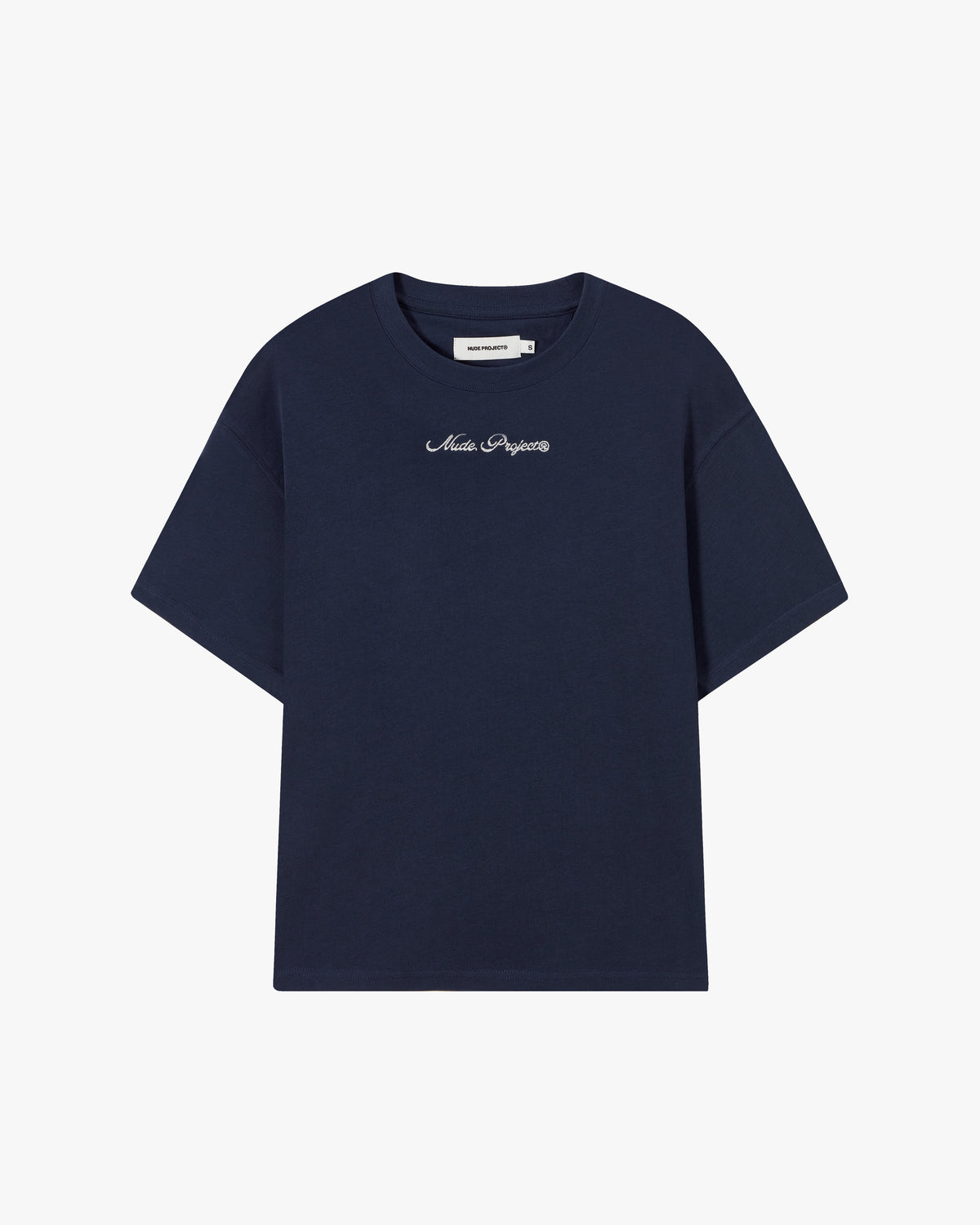 Peach Tee Navy