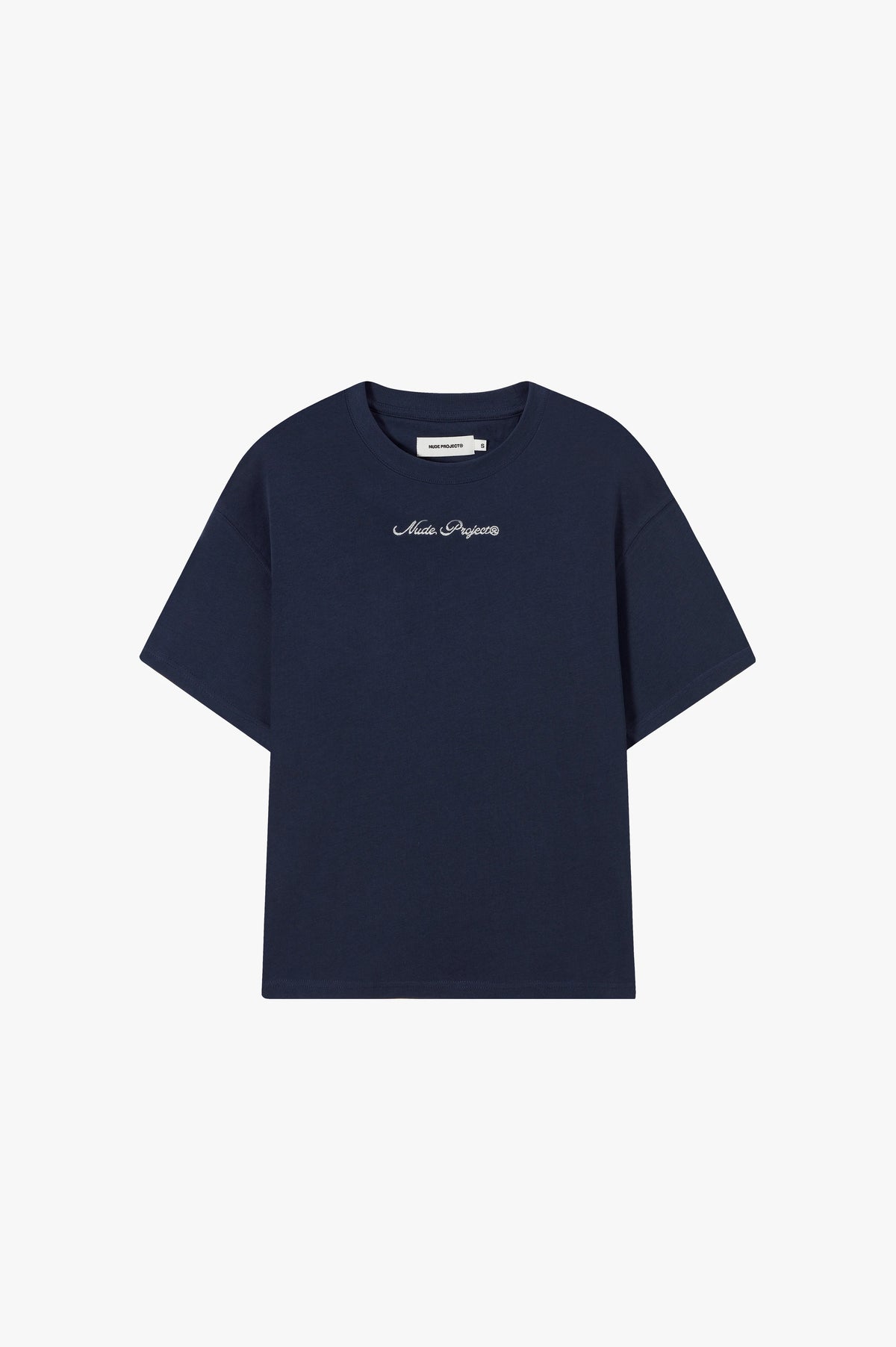 Peach Tee Navy