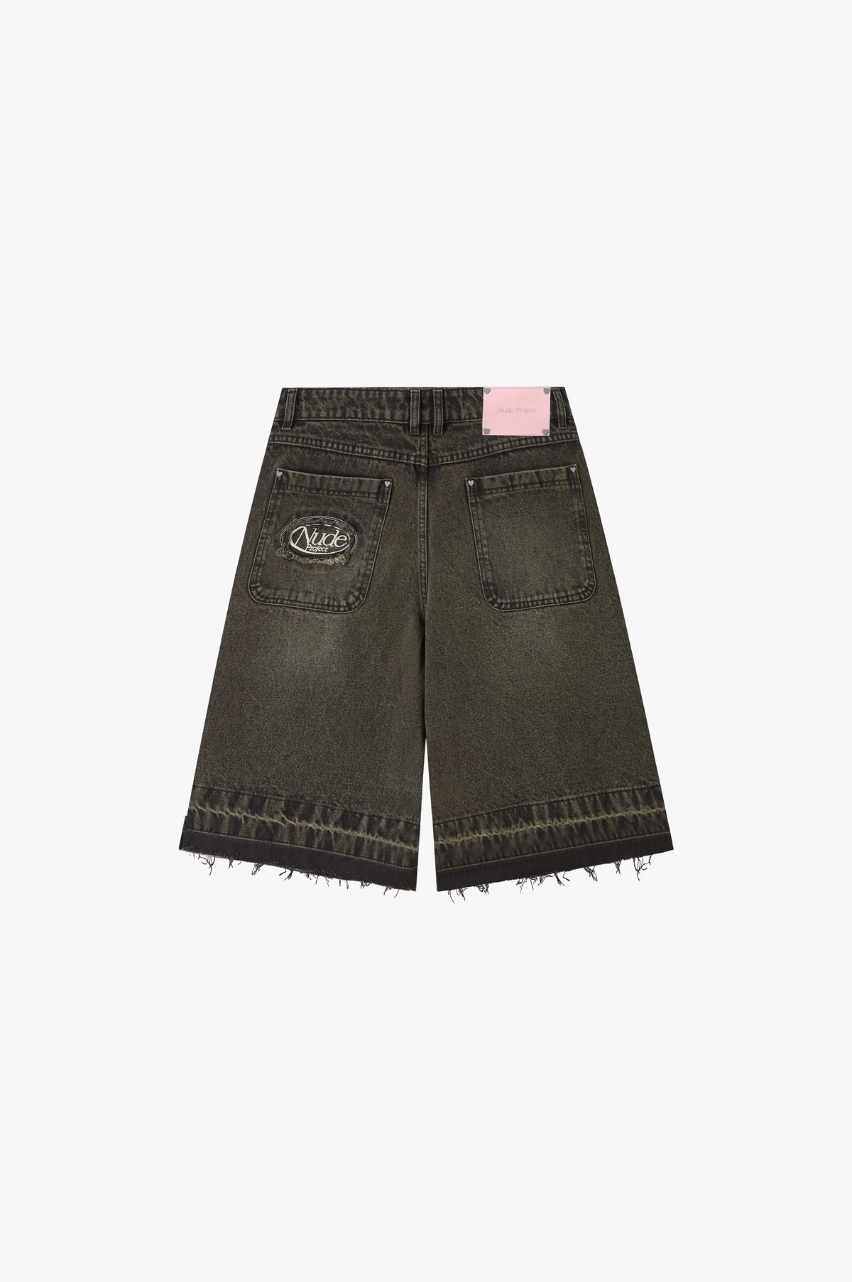 Old Baggy Denim Shorts Black