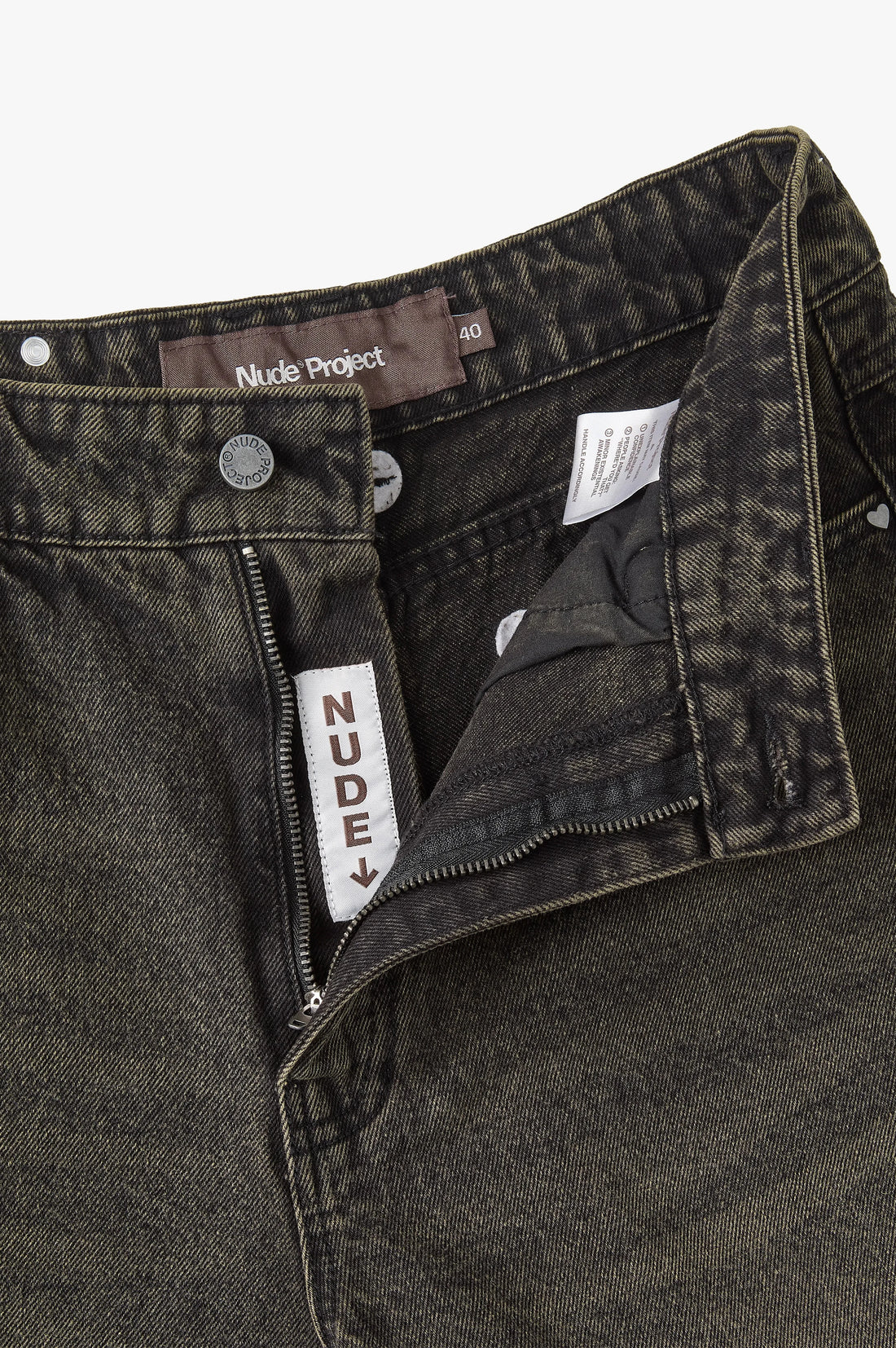 Old Baggy Denim Shorts Black