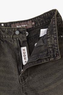 Old Baggy Denim Shorts Black