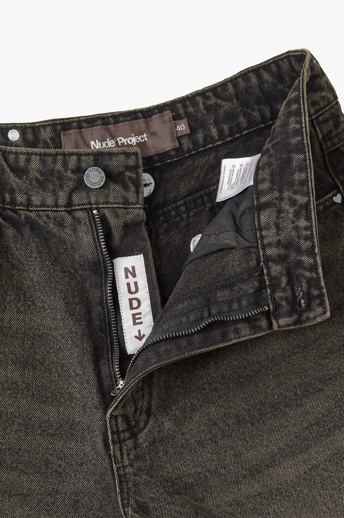 Old Baggy Denim Shorts Black