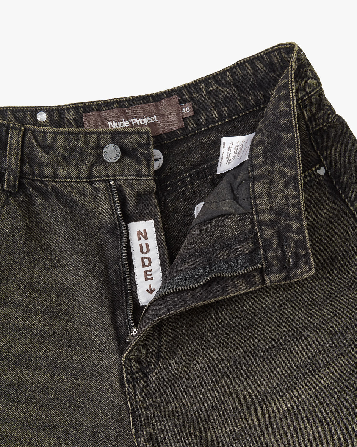 Old Baggy Denim Shorts Black