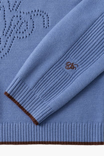The Employee of the Month Knit Sweater Blue