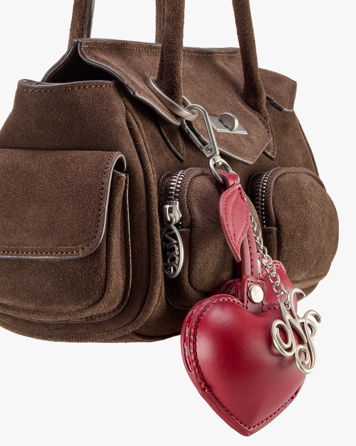 Aiko Real Suede Bag Brown