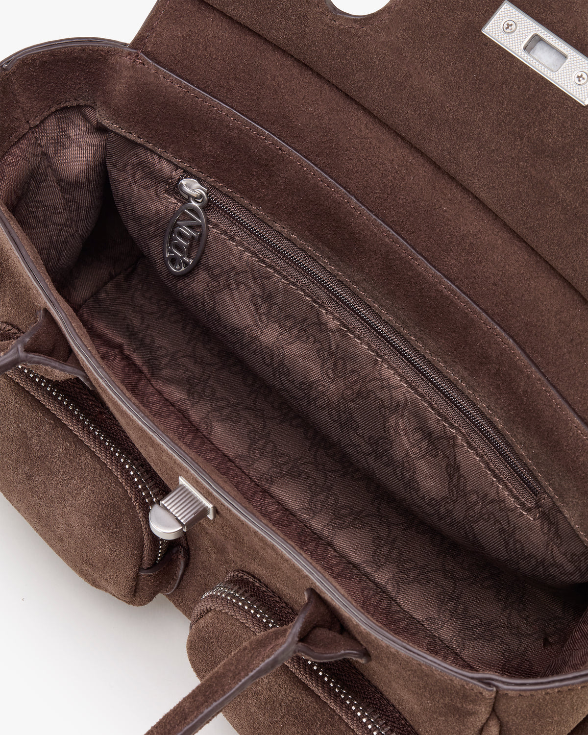 Aiko Real Suede Bag Brown