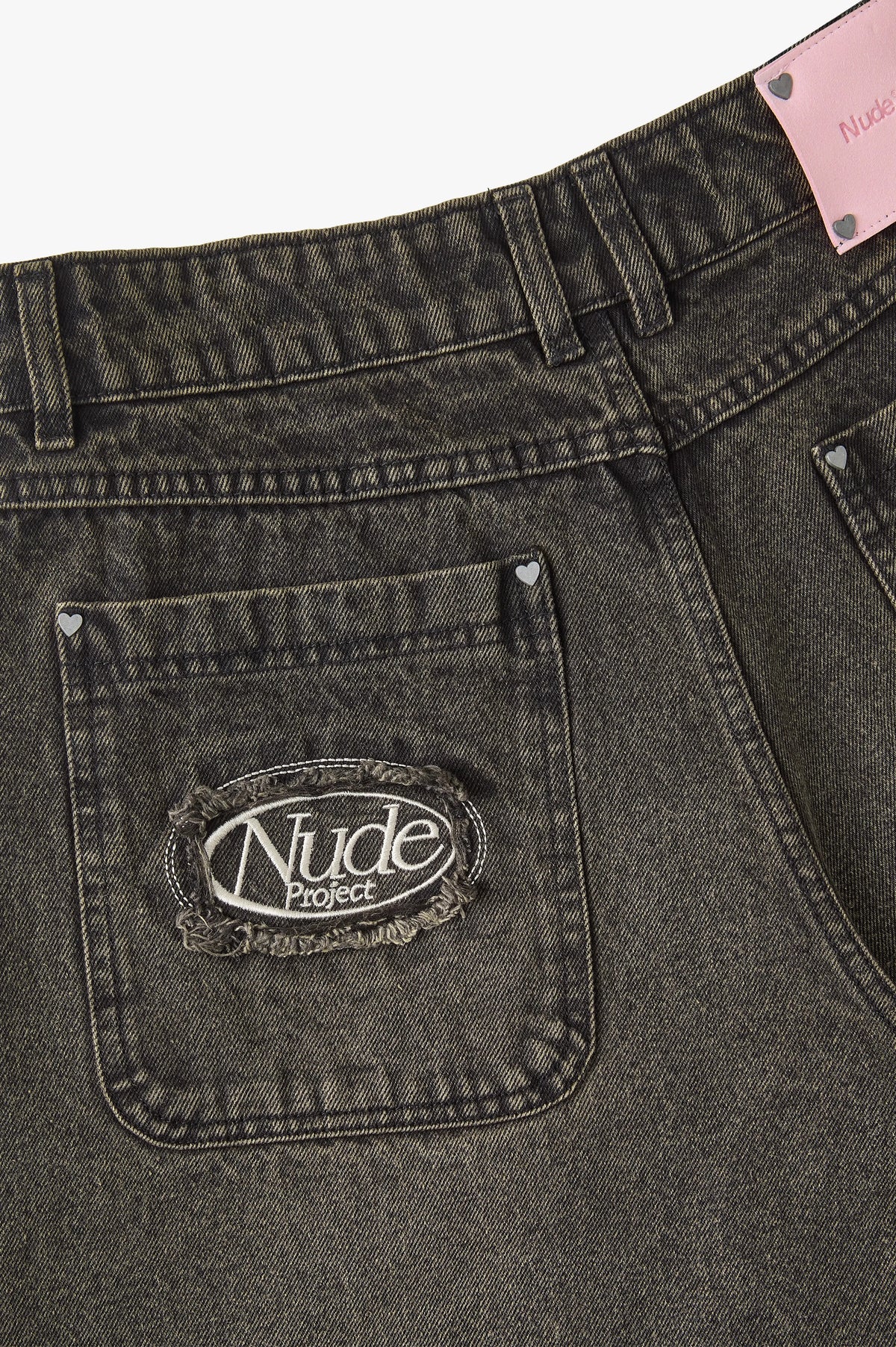Old Baggy Denim Shorts Black