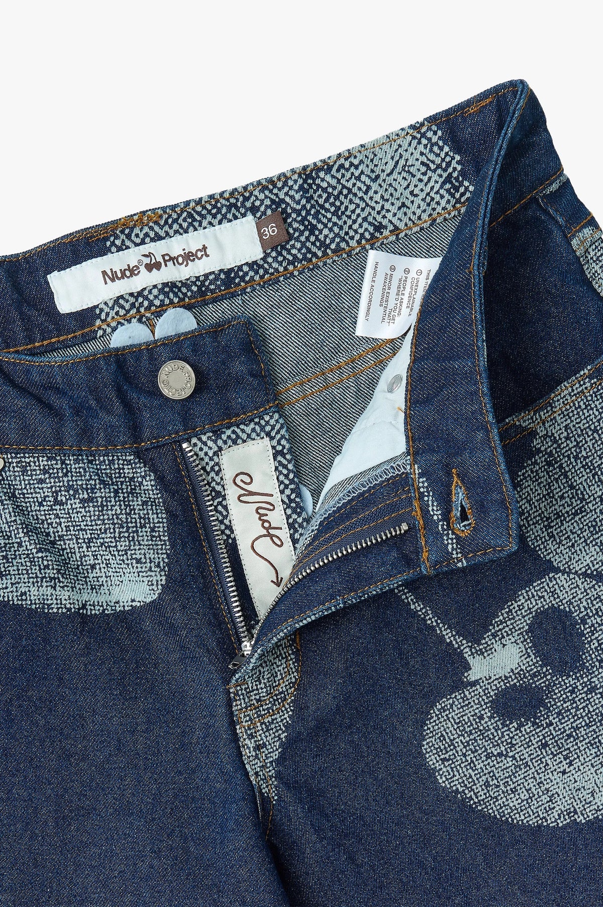 Cherry Old Baggy Woman Jeans