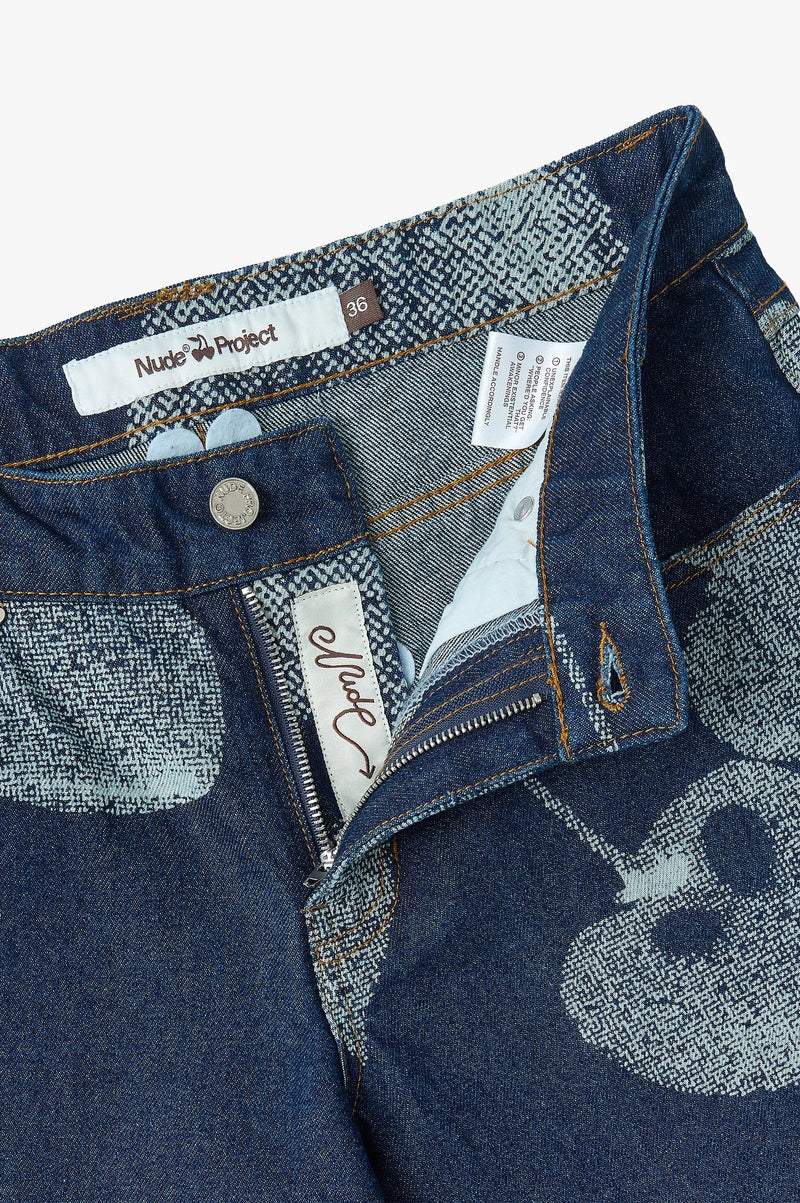 Cherry Old Baggy Woman Jeans