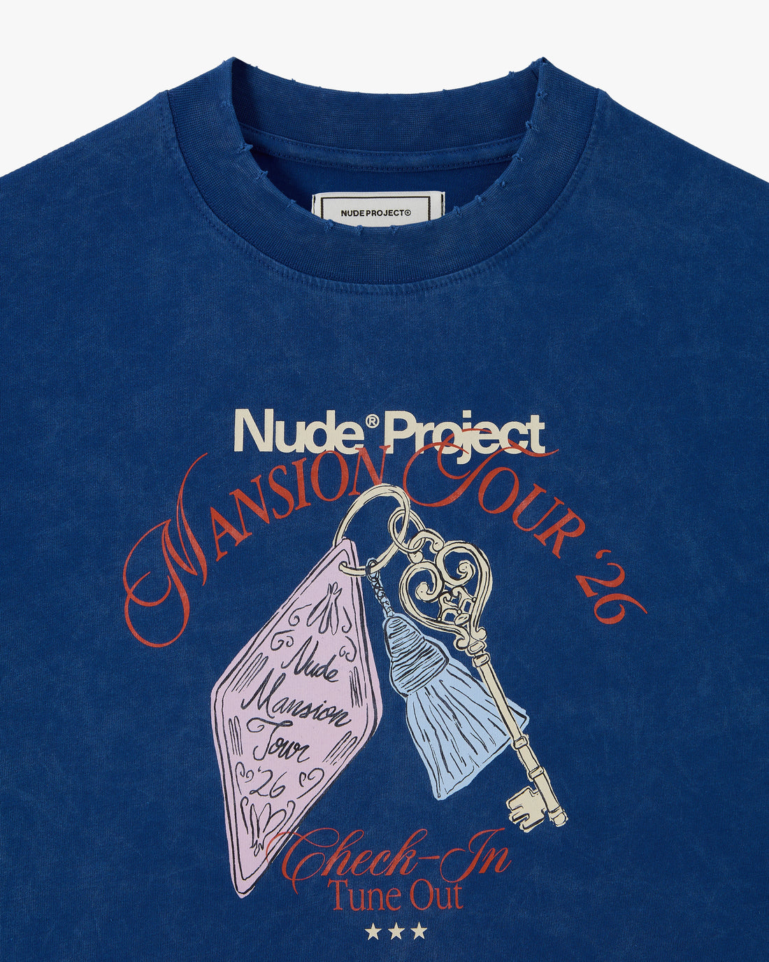Mansion Key Tee Navy