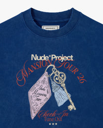 Mansion Key Tee Navy