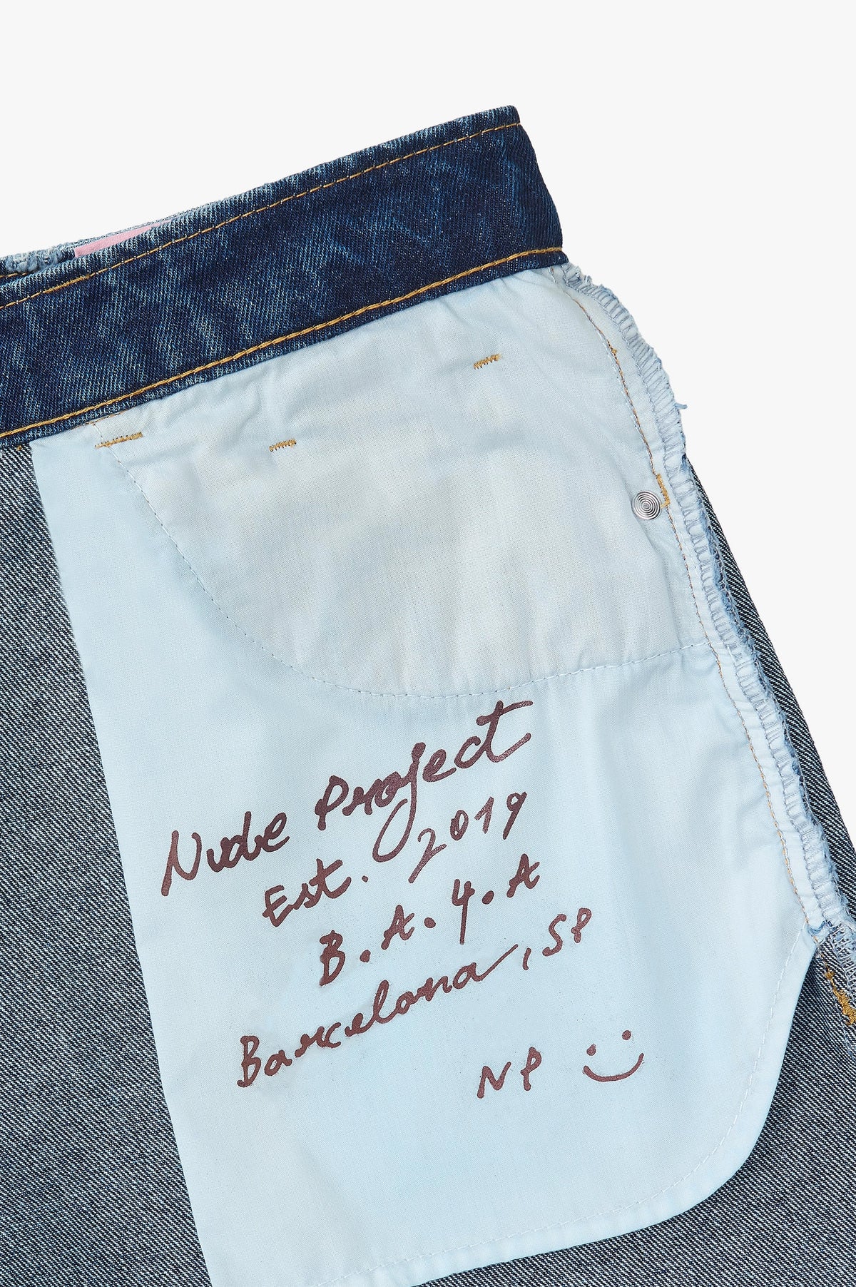 Old Baggy Jeans Stone Wash Indigo