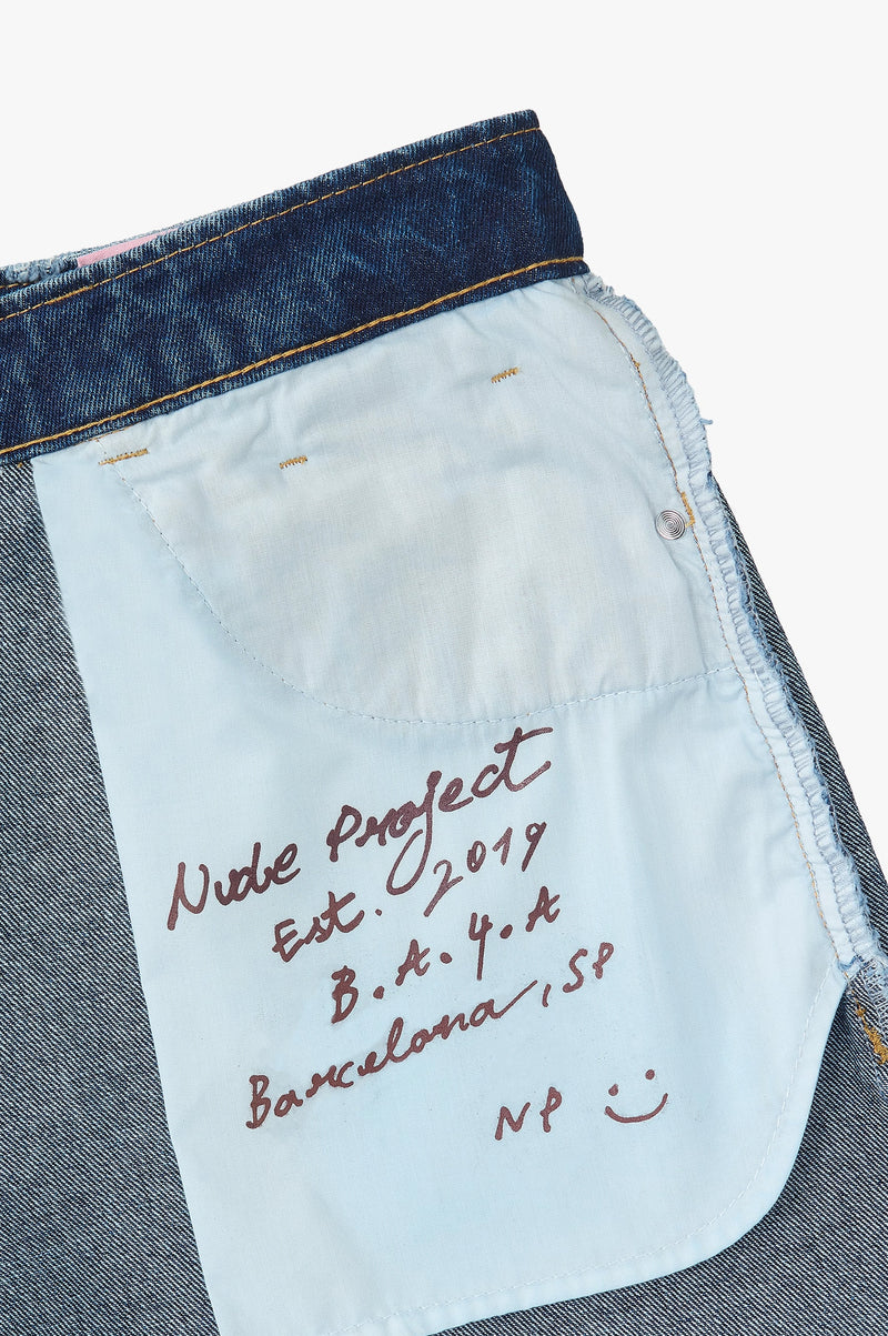 Old Baggy Jeans Stone Wash Indigo