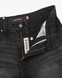 Basic Straight Jeans Black
