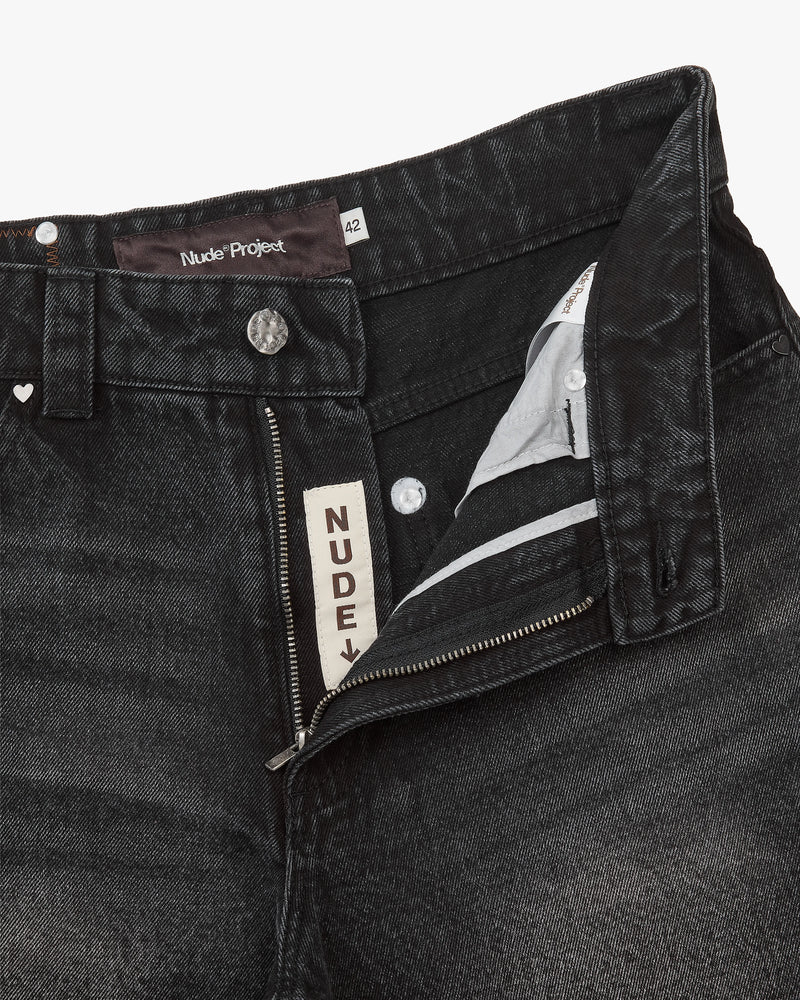 Basic Straight Jeans Black