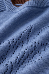 The Employee of the Month Knit Sweater Blue