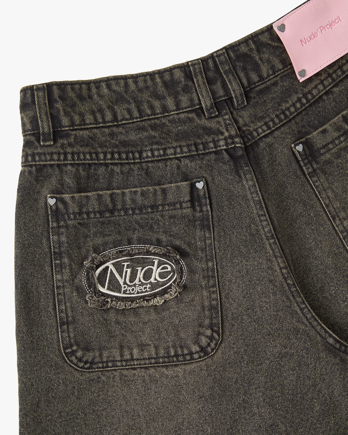 Old Baggy Denim Shorts Black